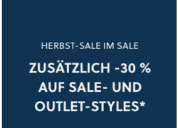 Herbst-Sale im Sale bei Fossil – zusätzlich -30% auf Sale- und Outlet-Styles!
