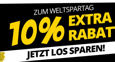 SportSpar –  Zum Weltspartag – 10% Extra-Rabatt!