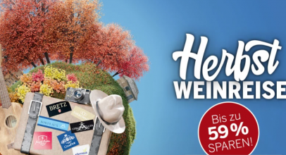 Ebrosia Wein-Shop – Herbst Weinreise – Bis 59% Rabatt!