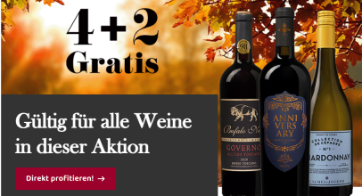Die Weinbörse – Probierpakete + 4 plus 2 Gratis!
