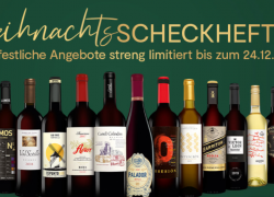 VINOS – Weihnachts-Scheckheft – bis zu 50% Rabatt!
