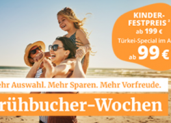 FTI – Frühbucher-Wochen – bis 50% Rabatt sichern!