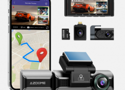 AZDOME 3-Kanal 4K Dashcam Dual 1080P Auto Kamera Recorder GPS WIFI IR G-Sensor für 107,99€ inkl. Versand!
