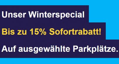 Airparks – Parken am Flughafen – bis 15% sparen!