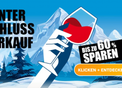 Winter-Schluss-Verkauf bei ebrosia Weinshop – Preissturz mit bis zu 60% Rabatt!