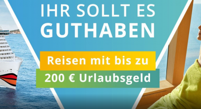 AIDA URLAUBS-DEALS mit bis zu 200€ URLAUBSGELD!