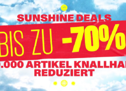 SUNSHINE DEALS bei DefShop – bis 70% Rabatt!