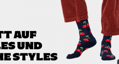 HAPPY SOCKS – 20% Rabatt auf Tier-Styles und klassische Styles! 