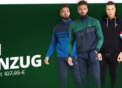 GYMSHARK Herren Trainingsanzug bei SportSpar.de – mit 85% Rabatt!