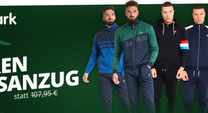 GYMSHARK Herren Trainingsanzug bei SportSpar.de – mit 85% Rabatt!