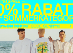 Defshop – SHOPPING SPREE – 30% Rabatt auf Sommerkategorien + 10% ON TOP!