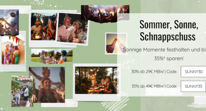 myphotobook – Sommer, Sonne, Schnappschuss – bis 35% Rabatt auf alle Kategorien!