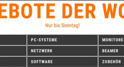 Notebooksbilliger – „Angebote der Woche“ – bis zu 50% Rabatt auf ausgewählte Produkte!