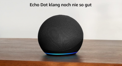 Echo Dot (5. Gen., 2022) – Smarter WLAN- und Bluetooth-Lautsprecher mit Alexa und gigantischem, sattem Klang – Anthrazit mit 62% Rabatt inkl. Versand!