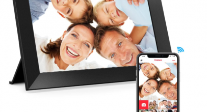 Frameo 10,1 Zoll WiFi Digitaler Bilderrahmen, 1280×800 HD IPS Touchscreen Foto Rahmen, 32GB Speicher, Automatische Rotation, Wandmontagefähig mit 43% Rabatt inkl. Versand!