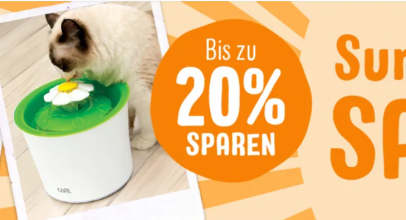 Zooplus – Summer Sale – Bis zu 20% Rabatt auf ausgewählte Produkte !