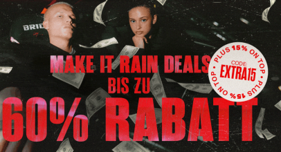DefShop – Make it rain Deals – BIS ZU 60% RABATT auf Herbstsachen + 15% ON TOP!