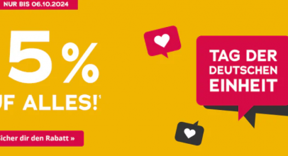 Orion Erotikshop – Tag der deutschen Einheit – 15% Rabatt auf ALLES!