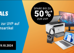 HP Herbst Deals bei Notebooksbilliger – spart bis 50% auf ausgewählte Aktionsartikel!