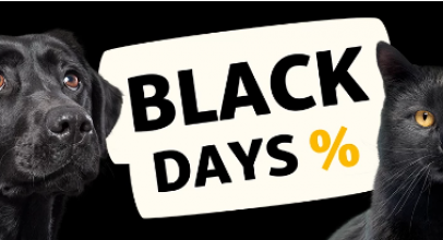 Fressnapf – Black Days Sale – bis 45% Rabatt auf ausgewählte Artikel!