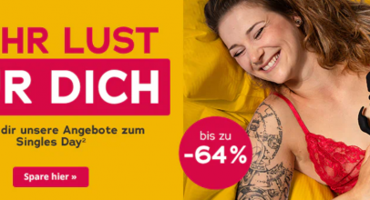 ORION Erotikshop – Singles Day – bis zu 64% Rabatt!