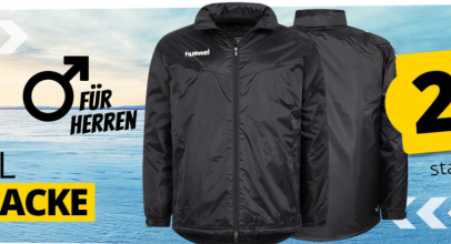SportSpar – hummel Essential Bench Jacket Herren Winterjacke mit 71% Rabatt!