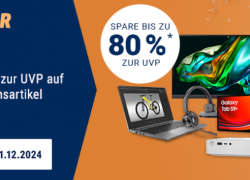 END OF YEAR SALE bei notebooksbilliger – bis zu 80% Rabatt auf ausgewählte Aktionsartikel!