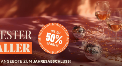 VINOS – SILVESTER-KNALLER – bis zu 50% Rabatt!