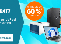 HP WINTER RABATT bei Notebooksbilliger – spart bis 60% auf ausgewählte Aktionsartikel!