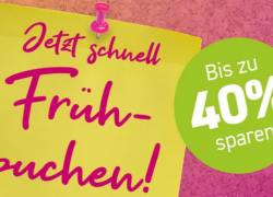LTUR – Frühbucher-Angebote – bis 40% Rabatt!