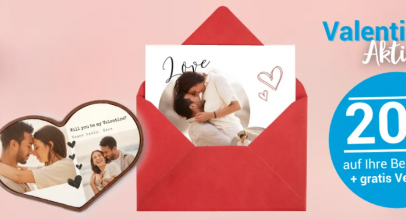 VALENTINSTAG AKTION bei Smartphoto – 20% Rabatt + gratis Versand!