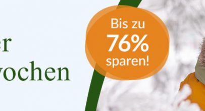 SANICARE Versandapotheke – WINTER-WOHLFÜHLWOCHEN – bis 76% Rabatt!