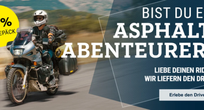 Polo Motorrad – 15% Rabatt auf Motorrad – Gepäck!