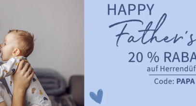 Parfuemerie.de – HAPPY FATHERS DAY – 20% Rabatt + ein Geschenk!