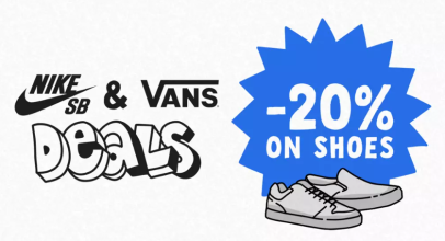 Blue Tomato – 20% Rabatt auf Vans & Nike Sneakers!