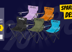 Spardeal des Monats bei SportSpar.de – JELEX Expedition Campingstuhl – verschiedene Farben für 10€ zzgl. Versand!