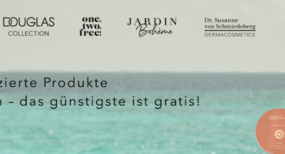 DOUGLAS – 3 für 2 Aktion auf nicht reduzierte Produkte ausgewählter Top-Marken!