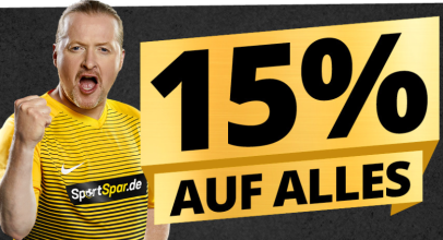 SportSpar – 15% Rabatt auf ALLES!