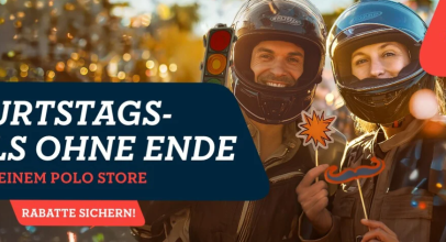 POLO BIRTHDAY BASH bei POLO Motorrad – bis 70% Rabatt!