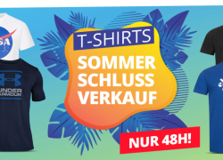SportSpar – T-SHIRTS SOMMERSCHLUSSVERKAUF – bis 95% Rabatt!