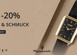 Christ – bis 20% Rabatt auf ausgewählte Uhren & Schmuckstücke!