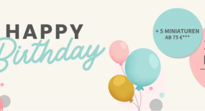 Parfuemerie.de – HAPPY BIRTHDAY – 20% Rabatt!