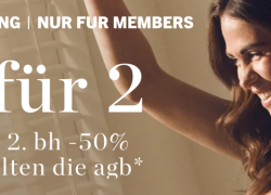 Hunkemöller – Nur für Members – 3 für 2 oder 2. bh minus 50%!