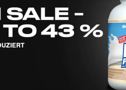 Body Attack – bis 43% Rabatt auf alle BODY ATTACK Proteine-Produkte!