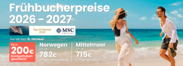 LOGITRAVEL – Urlaub, Reisen, Flüge, Hotels, Kreuzfahrten – bis zu 200€ Rabatt Bordguthaben + bis 30% Winterrabatt!