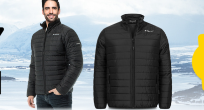 SportSpar – LOTTO Herren Steppjacke schwarz mit 63% Rabatt!