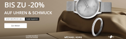 Christ – bis zu 20% Rabatt auf ausgewählte Uhren und Schmuck + kostenfreien Versand!