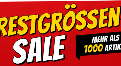 RESTGRÖSSEN-SALE bei SportSpar mit bis zu 97% Rabatt auf ausgewählte Artikel!