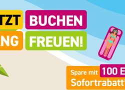 LTUR – Aktion zum Bestpreis – bis zu 100€ Sofortrabatt!