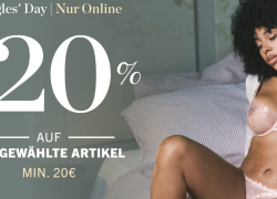 Hunkemöller – SINGLES DAY – 20% Rabatt auf ausgewählte Artikel!